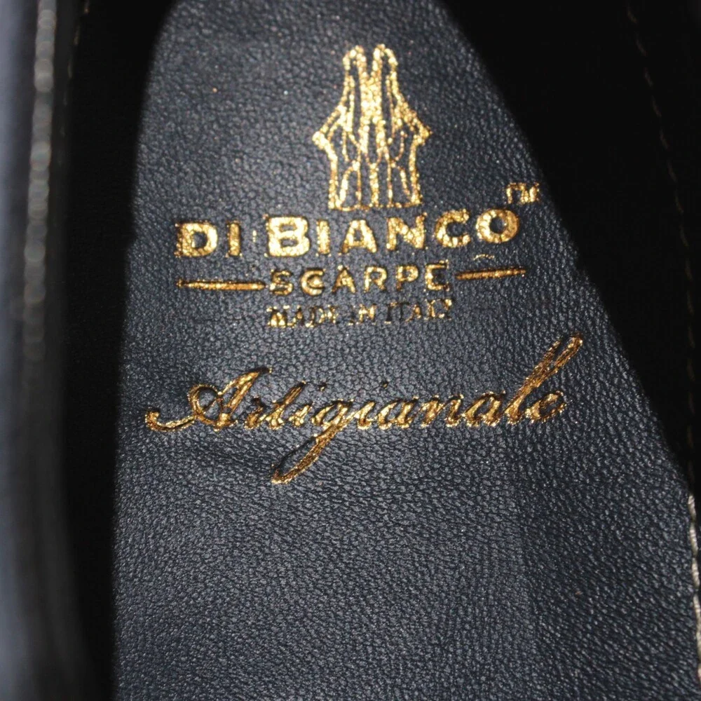 Di Bianco NWOB Lace Up Derby Dress Shoes Size 10 US in Dark Blue Suede